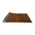 thumbnail image 2 of Ahgly Company Indoor Rectangle Abstract Orange Modern Area Rugs, 2' x 5', 2 of 4