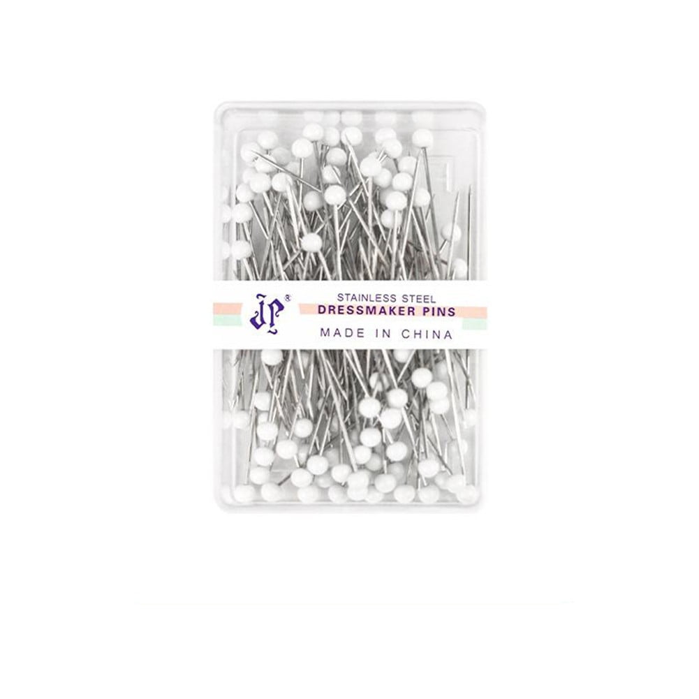  homeemoh 100 Pcs Sewing Pins Flat Head, 2.05 inch Flat Head Straight  Pins Straight Quilting Pins for Patchwork Embroidery DIY Crafts  Projects,Bear Head