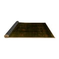 thumbnail image 2 of Ahgly Company Indoor Round Abstract Yellow Contemporary Area Rugs, 6' Round, 2 of 4