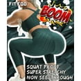 thumbnail image 4 of FITTOO High Waist Butt Lift Women's Capri Leggings Yoga Pants Female, 4 of 5