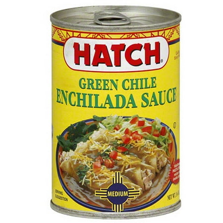 Hatch Medium Green Chile Enchilada Sauce, 15 oz, (Pack of