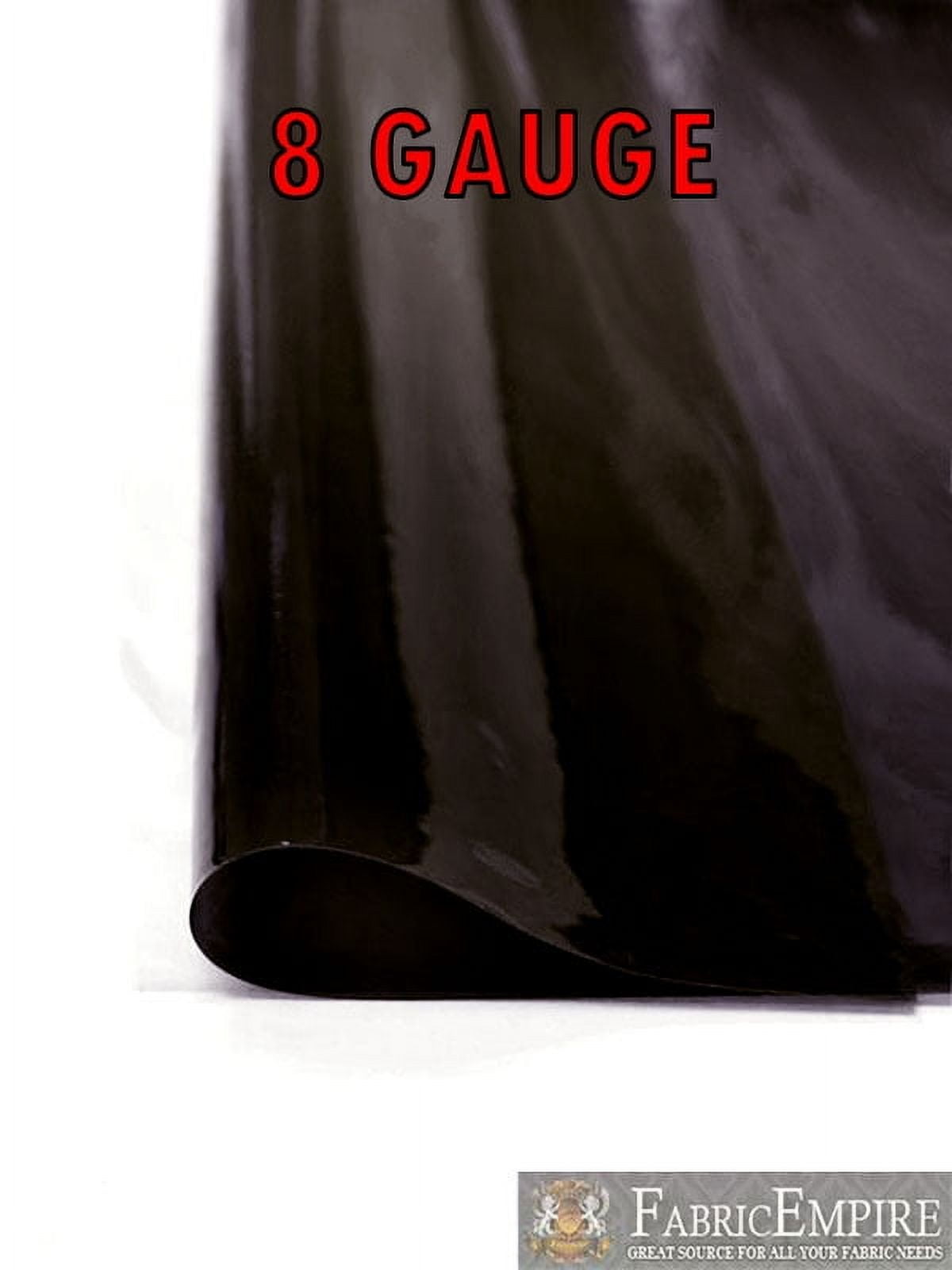 8 Gauge SMOKE Tinted Plastic Vinyl Fabric 48" Wide Sold By The Yard