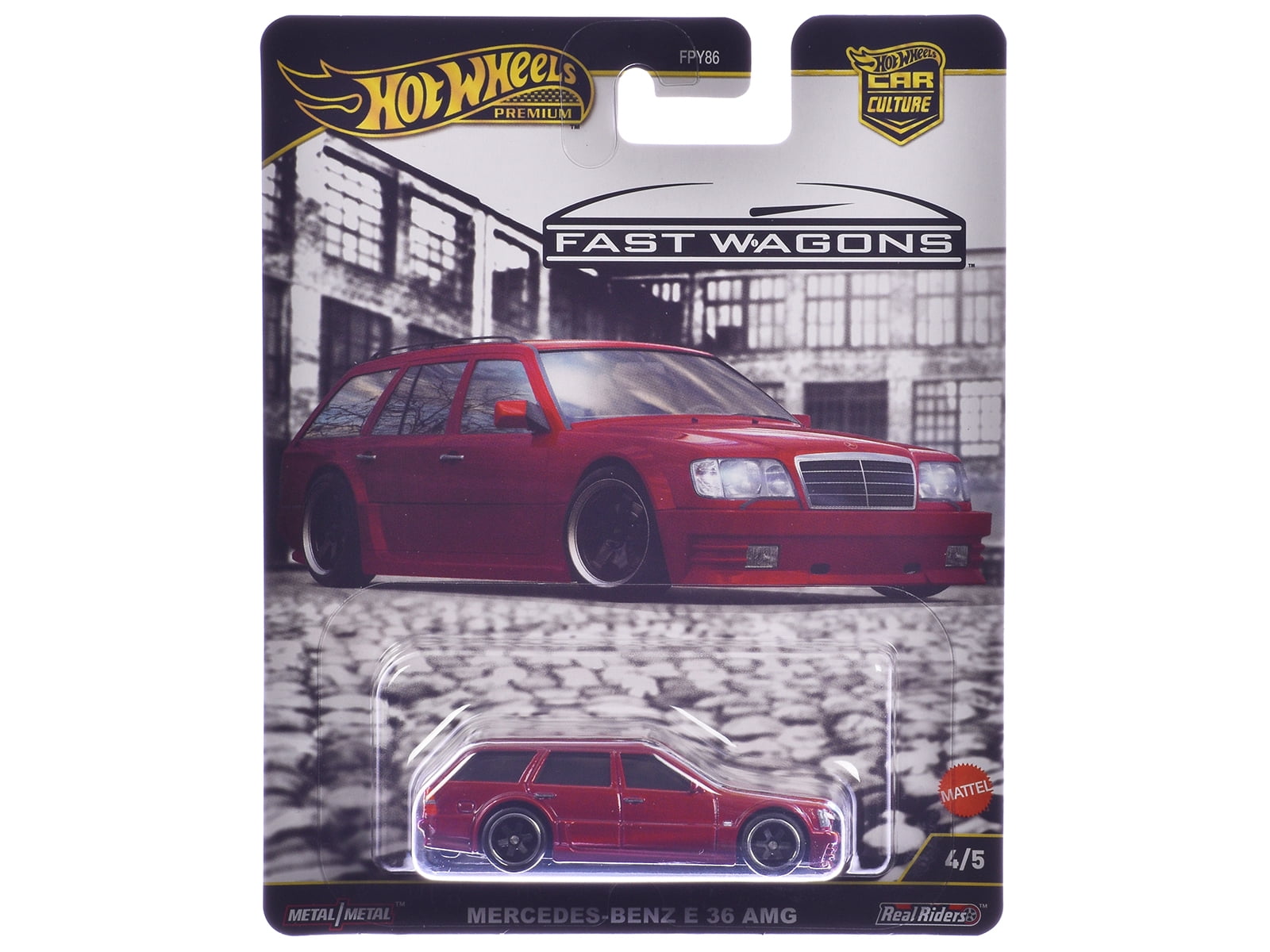 "Fast Wagons" 5 piece Set "Car Culture" 2024 Series J Die Cast Model Cars by Hot Wheels