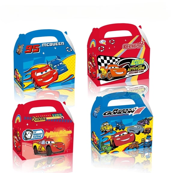 Anime Party Favor Boxes - 12 Pcs Party Favor Candy Boxes for Anime Theme Birthday Party Supplies Decor,Birthday Game Party Kraft Paper Gift Bag Decorations