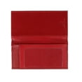 thumbnail image 3 of CTM RFID Leather Checkbook Cover with American Flag Detail, 3 of 4