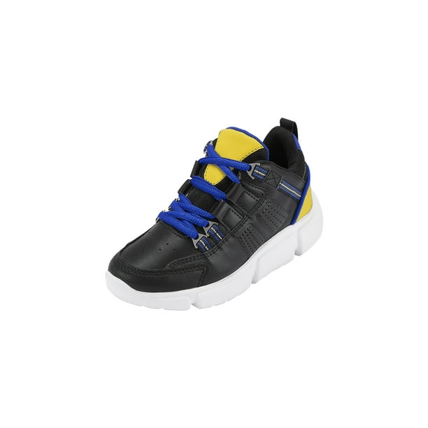 TENIS NIÑO COLOR NEGRO CON CINTA DE SEGURIDAD Mundo Terra 025782