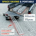 thumbnail image 5 of KROAK 2PCS Aluminum Loading Ramps 1700 lbs, 7.5 ft Folding ATV Ramps, 5 of 8