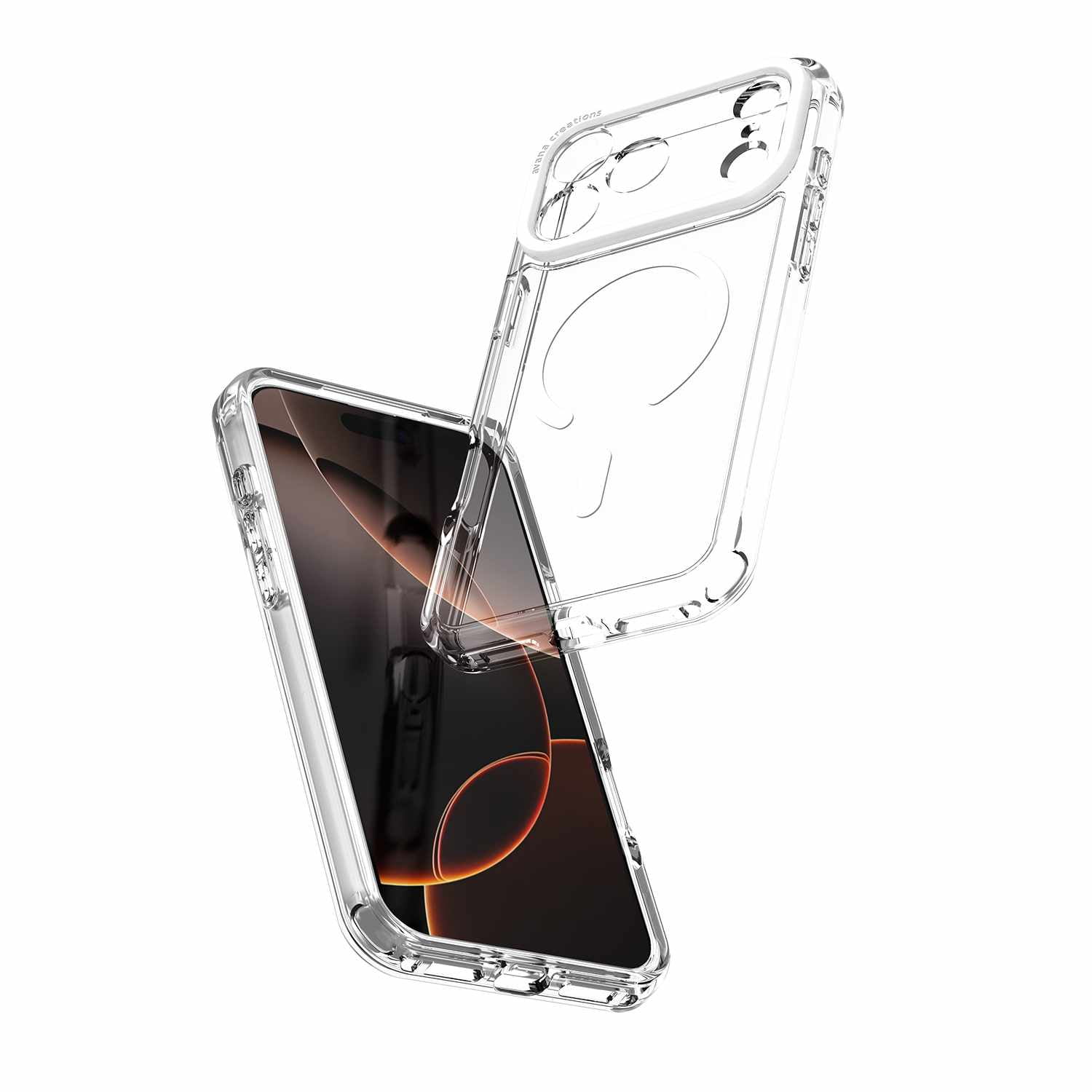 Avana Ice MagSafe Case Clear for iPhone 17