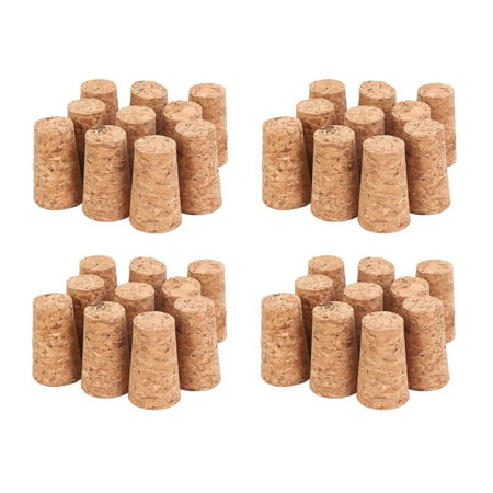 

40Pcs Tapered Corks Stoppers DIY Craft Art Model Building 22x17x35mm