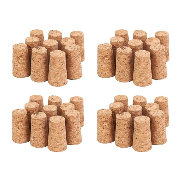 40Pcs Tapones de Corchos Cónicos DIY Craft Art Model Building 22X17X35mm