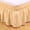 Beige Yellow, variant on RUseeN Wrap Around Ruffled Bed Skirt with Adjustable Elastic Belt - 15 Inch Drop Easy to Put On, Wrinkle Free Bedskirt Dust Ruffles, Bed Frame Cover for Queen Size Beds, Burgundy