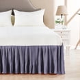 thumbnail image 3 of Home Soft Things Pleated Bed Skirt - 18" drop Length - Dusk - King (78" x 80" + 18"), 3 of 5