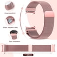 thumbnail image 5 of LGSY Bands for Samsung Galaxy Watch 5 40mm 44mm/Watch 5 Pro 45mm Milanese Metal Magnetic Strap Men Women( 2 Packs ), 5 of 7