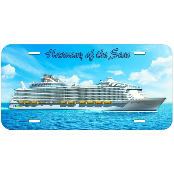 Harmony of the Seas Ships Novelty Car Auto License Plate