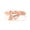 Rose gold, variant on One Arrow Through The Heart Creative New Heart-shaped Ring Women