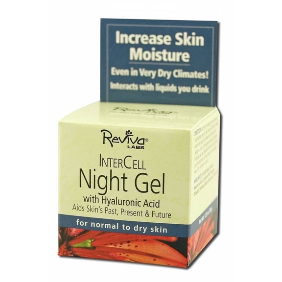 Reviva Labs Intercell Hyaluronic Acid Night Gel 1.5 oz Gel