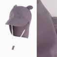 thumbnail image 4 of Gibobby Baby Sun Hat UPF 50+ Sun Protective Toddler Bucket Hat Cartoon Print Wide Brim Summer Outdoor Play Beach Hat for Boys Girls 12-18 Months 1T 2T 3T 4T 5T 6T(6-12 Months,Dark Gray), 4 of 4