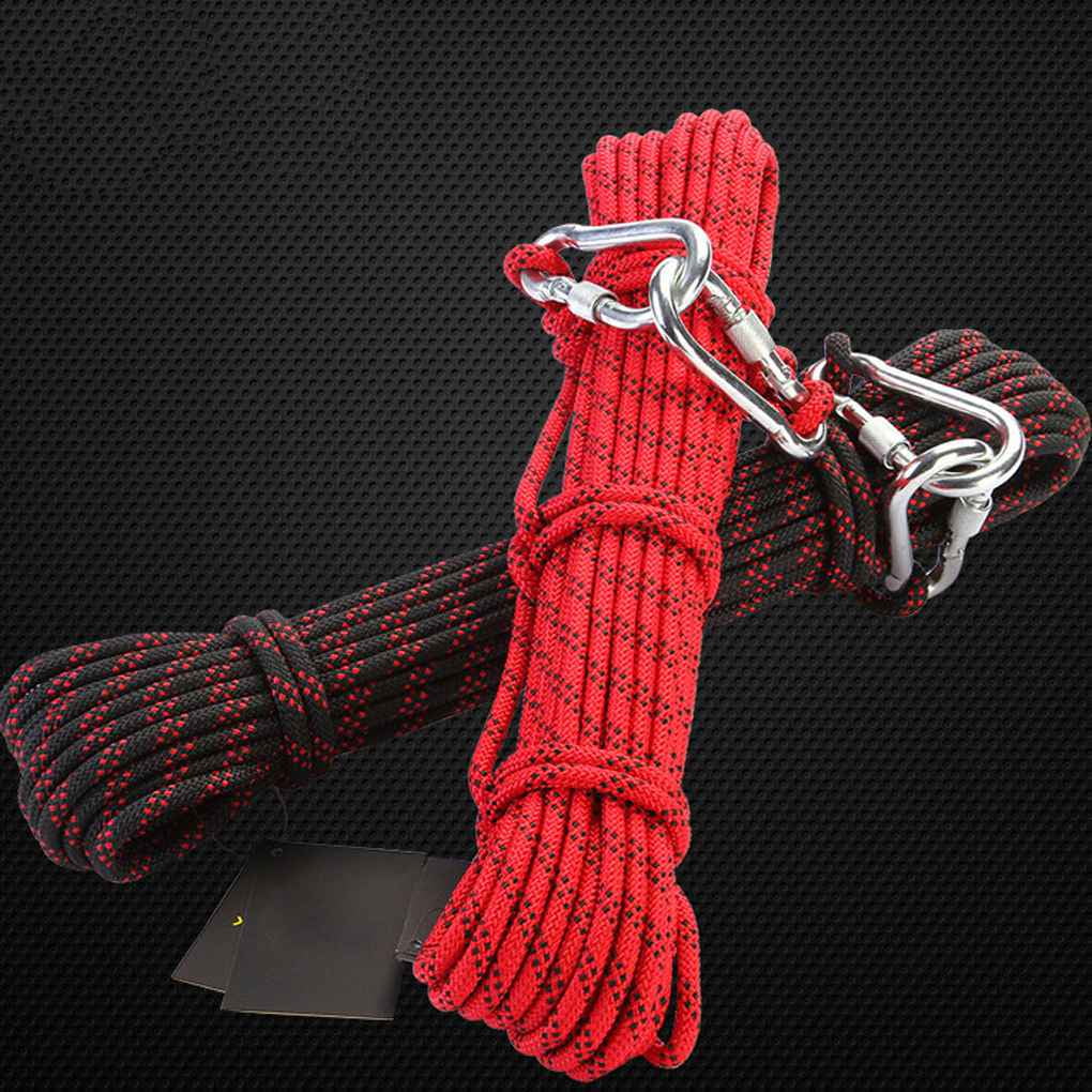 XINDA 8mm Outdoor Hiking Mountaineering Fire Rescue Safety Harness Rope Rock Climbing Rope Cord Outdoor Survival Tool