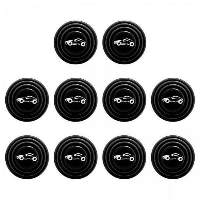 Almencla 5x10x Car Door Shock Absorber Gaskets Protector for Rvs Trucks Suvs