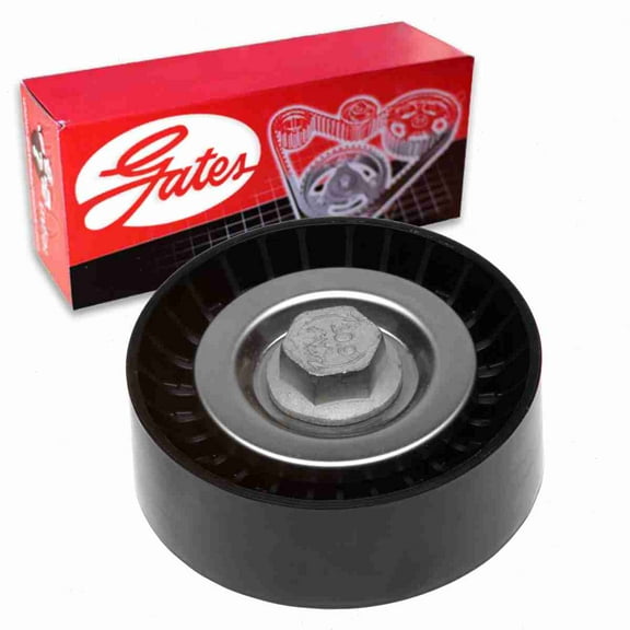 Gates DriveAlign Drive Belt Idler Pulley compatible with Mitsubishi Lancer 2.0L 2.4L L4 2008-2016
