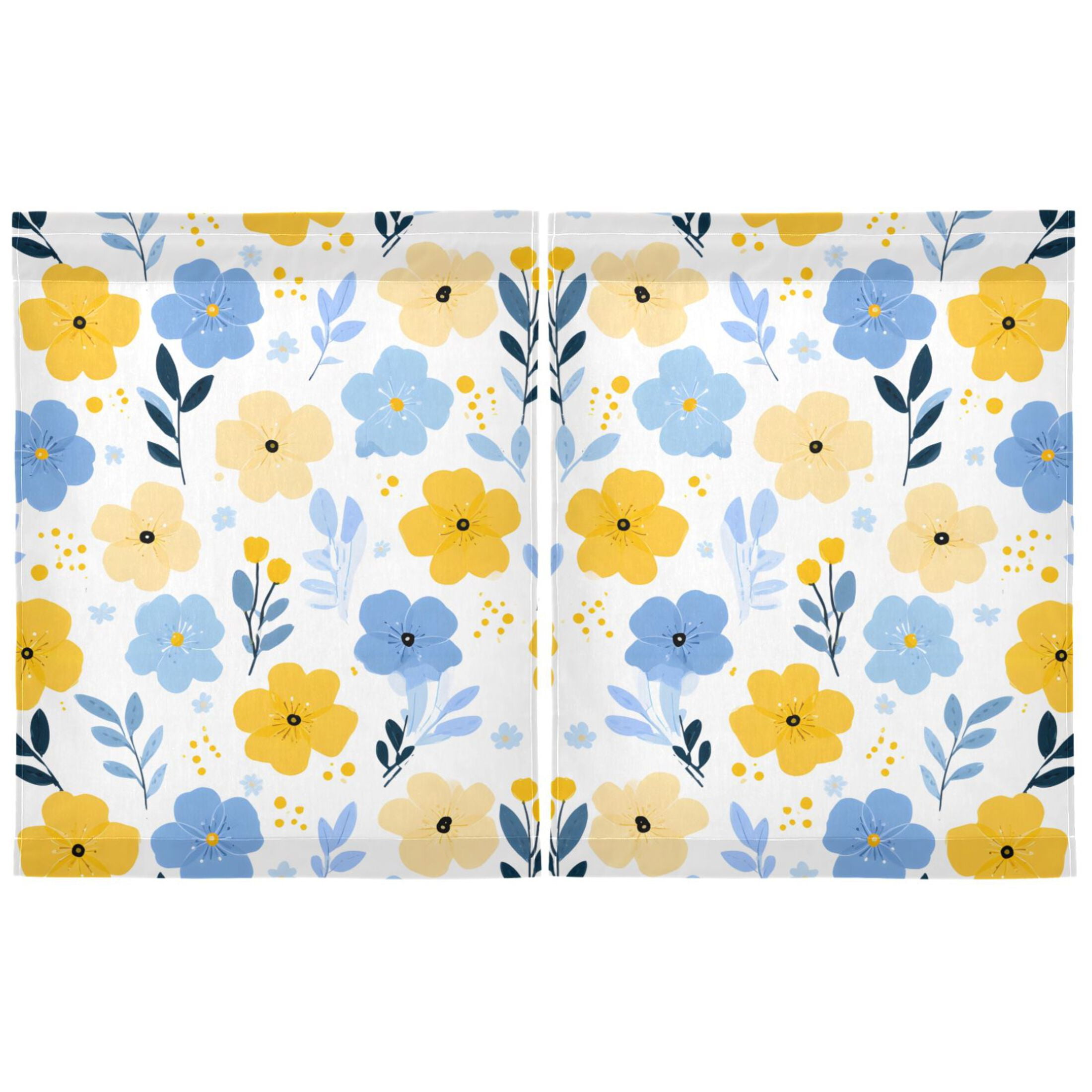 Linen Kitchen Curtains Beautiful Little Flower Tier Curtains Tier Kitchen Living Room Bedroom Balcony 2 Panels 27x36 Inch