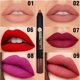 thumbnail image 4 of TQEHS Lápiz labial resistente al agua de 9 colores mate Lápiz de labios Lápiz delineador de labios Lápiz labial de larga duración La I7T4, 4 of 6