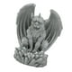 thumbnail image 4 of Estatua de jardín de esculturas de guardia con lámpara de decoración al aire libre de luz solar aterrador Gris, 4 of 8