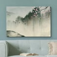 thumbnail image 2 of wall26 Canvas Print Wall Art Spring Mountains with Birds and Cherry Blossom Nature Wilderness Illustrations Modern Rustic Scenic Multicolor Colorful for Living Room, Bedroom, Office - 12"x18&quo, 2 of 5
