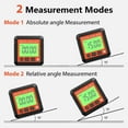 thumbnail image 1 of Inclinomètre, Écran Lcd Dipmètre 4 Unités Commutable 4 * 90° 3en1 Inclinateur Polyvalent 4 * et Écran Dipmètre 4 90° Inclinomètre Lcd Inclinomètre Eryue 3en1 Inc Compteur Lcd 90° Inc Compteur, 1 of 7