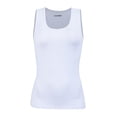 thumbnail image 1 of Top George para Mujer, Blanco Tirante Ancho Talla CH, 1 of 4