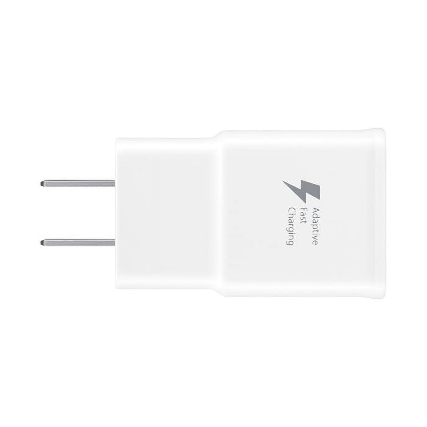 10-Pack New OEM Samsung fast Adaptive Wall Charger for Galaxy S7 S6 Note 5 4 Edge EP-TA20JWS / ECB-DU4EWE For Samsung Galaxy S6 Edge S7 Edge S8 S8+ S9 S9+ Note 8 9 - White