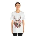 thumbnail image 4 of It's Christmas My Deer Smile Streetwear Unisex Jersey Short Sleeve T-shirt, 4 of 10