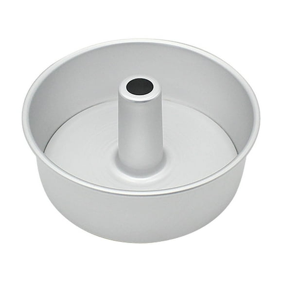 6Inch/8inch Angel Food Cake Pan With Removable Bottom Aluminum Round Tube Pan Sponge Cake Baking Pan Baking Cake Set for Beginners Small Oven Pan round Bake Set for Beginners Spritz Cookie Automatic