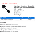thumbnail image 2 of Right Engine Shock Mount - Compatible with 2005 - 2007 Toyota Highlander FWD 2.4L 4-Cylinder 2006, 2 of 2
