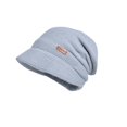 thumbnail image 5 of COM1950s Women Plaid Printed Faux Bucket Hat Warm Windproof Baggy Stretch Winter Soft Caps Wrap Fisherman Hat, 5 of 9