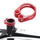 thumbnail image 5 of TOOPRE Abrazaderas para tijas de sillín de bicicleta Abrazadera para sillín de bicicleta hueca (Rojo 31.8 mm), 5 of 9