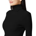 thumbnail image 2 of Lightweight Ribbed Turtleneck for Women - Slim Fit, 2 of 6