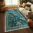 thumbnail image 1 of Insect Washable Rugs for Living Room Soft Area Rug x Rug for Bedroom UltraThin Non Slip Dining Room Rug Stain Rug Large Carpet for Office Nursery(&#x), 1 of 8