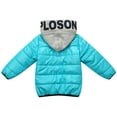 thumbnail image 2 of Richie House Boys' Stylish Padding Jacket with Felt Embroidery Patch and Letters Print RH1137, 2 of 2