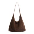 thumbnail image 1 of Bolso Hombro Lana Cordero Lujoso Gran Capacidad Suave Color Sólido, 1 of 7