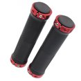 thumbnail image 4 of Wosthever 1 par de empuñaduras para manillar de bicicletas, bicicleta de carretera de montaña, extremos de bloqueo rectos para ciclismo, Ciclismo Rojo, 4 of 6