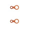 thumbnail image 1 of Soidarity Equipo de escalada Descensor Accesorio de seguridad Accesorios descendentes Profesional Simple Equipo de escalada en roca en forma de 8 Naranja 2piezas, 1 of 6