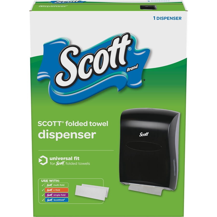 12w x 7d x 12h Scott® Control Slimroll Electronic Towel Dispenser Black 47260 