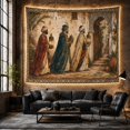 thumbnail image 6 of Three Regal Figures With Often Identified As Three, Mystical Fantasy for Space Lovers, Galaxy Room Decor, Housewarming Gift, Tapestry Wall Hanging for Bedroom and Dorm, 6 of 7