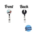 thumbnail image 3 of Ski Bum Lounging Retractable Reel ID Badge Key Card Name Tag Holder with Clip, 3 of 7