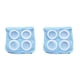 thumbnail image 4 of Cateissary 1 unidad de bolsa de de zapatos, organizador de ropa de secado, malla a prueba de herrumbre, bolsa protectora para zapatos, Azul 2piezas, 4 of 6