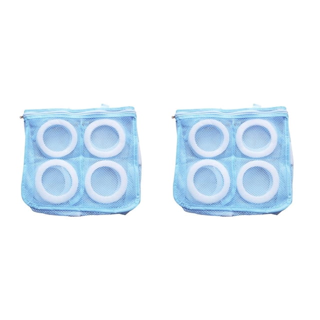 Monstrate 1 unidad de bolsa de de zapatos, organizador de ropa de secado, malla a prueba de herrumbre, bolsa protectora para zapatos, bolsa para Azul 2piezas Monstrate CBP145454