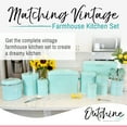 thumbnail image 6 of Outshine Mint Farmhouse Nesting Kitchen Canisters (Set of 3) | Kitchen Canister Set Perfect for Coffee, Tea, Sugar | Coffee Bar Accessories | Gift for Housewarming, Birthday, Wedding, Bridal Shower, 6 of 8