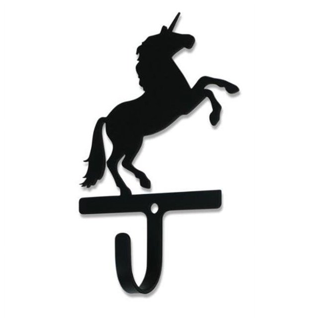 Village Wrought Iron WH-375-S Crochet Mural Licorne - Petit