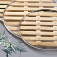 thumbnail image 3 of Shisuyan Chinese Steamer Rack Stainless Steel 2Pack 11In Round, 3 of 9
